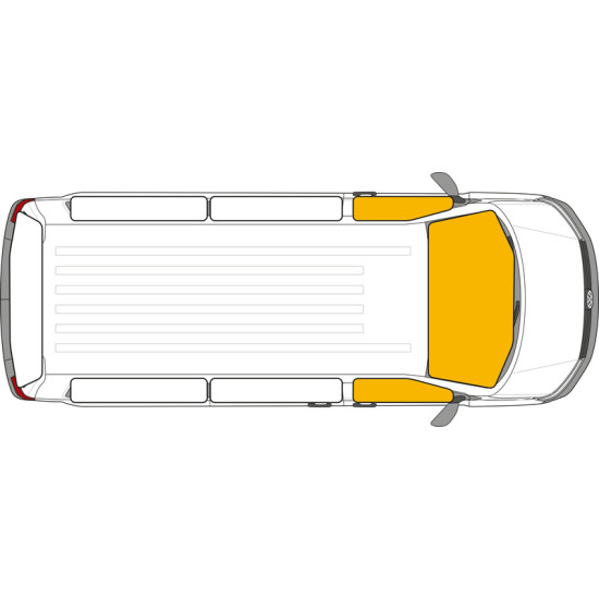 Isoflex thermal mats for Renault Trafic I up to 2001 - cab - 3-piece