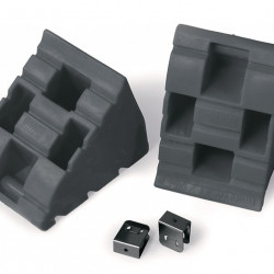 Chock Level 2 pieces grey