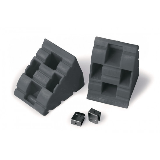 Chock Level 2 pieces grey