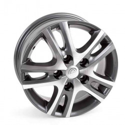 GSM8 Anthracite Polished alloy wheel