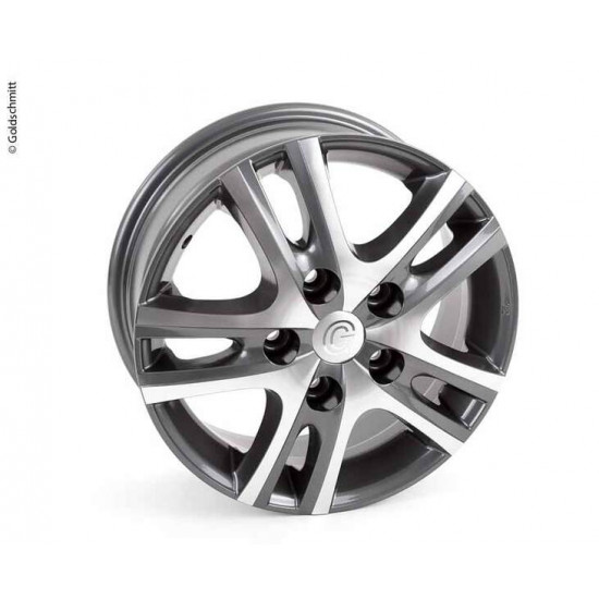 GSM8 Anthracite Polished alloy wheel