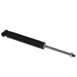 Shock absorbers for the overrun device