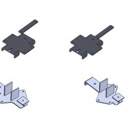 Carbest adapter complete set for Carbest car lift for Ford Transit from 2015 onwards with AdBlue