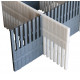 Purvario drawer runners - light grey / anthracite - set of 8