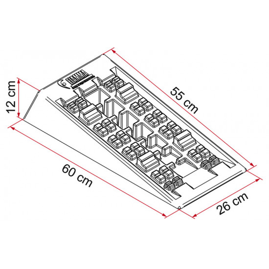 Fiamma Level System Jumbo - XXL leveling ramps