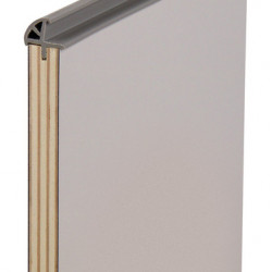 Padded door edging, 15 mm, dark grey - 5m roll