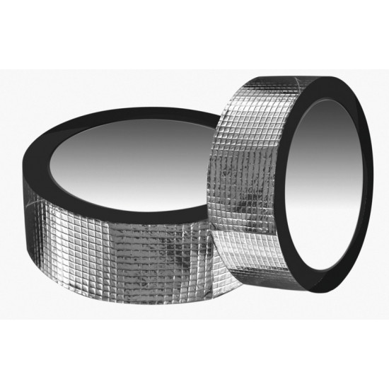 Fabric adhesive tape 50m x 50mm silver