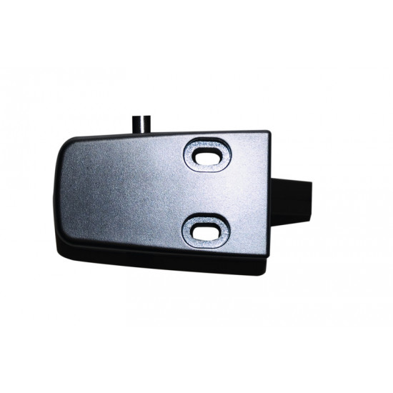 Toilet lock with 3-point locking mechanism - matt chrome