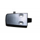 Toilet lock with 3-point locking mechanism - matt chrome