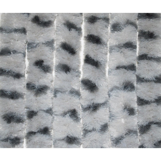 Plush curtain 56x205 grey