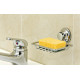 Soap holder with suction cup