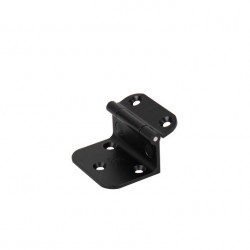 Angle bracket for tabletop support, aluminum, black anodized, 55x45mm