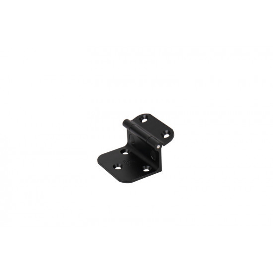 Angle bracket for tabletop support, aluminum, black anodized, 55x45mm