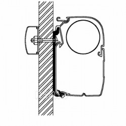 Universal Omnistor flat adapter, length: 4 meters, for awnings of the 5 series.