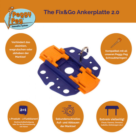 Fix&Go Anchor Plate - Set of 1