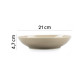 Porcelain Magnetic Food Bowl - Ivory