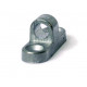 Vertical wall eyelets, aluminum, 5 pieces
