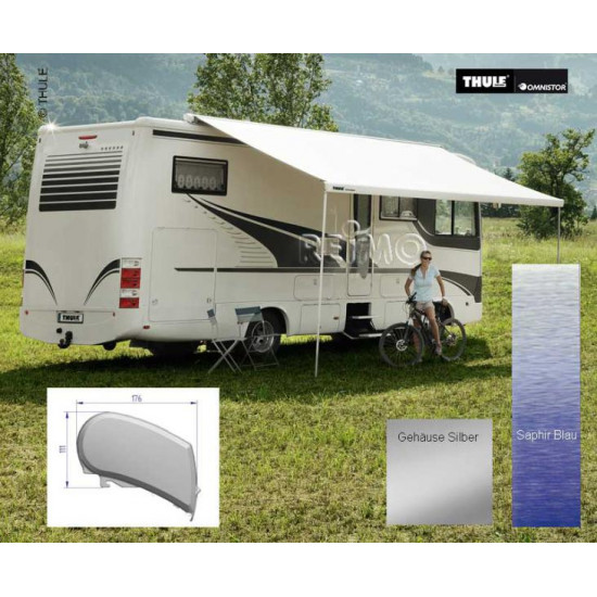 Omnistor roof awning 9200, width: 500 cm, color: Alaska Grey
