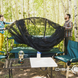 Disc-O-Bed mosquito net with frame