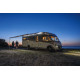 W4540 x Cloth With 4380mm FIAMMA Roof awning F80L - For vans and motorhomes, Housing colour Deep Black, Cloth colour Royal Grey