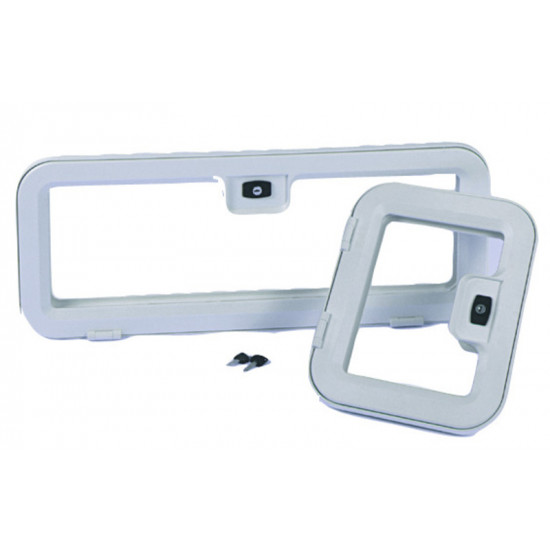 Trunk lid 365x296 plastic white, fits Porta Potti Cassette