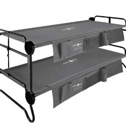 XL bunk bed with side pockets - Anthracite