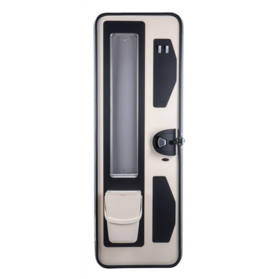 Motorhome body door set - Door size 620 x 1751 mm - Incl. window and roller blind