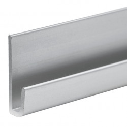 Aluminum end profile - 3-4 mm