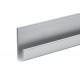 Aluminum end profile - 3-4 mm