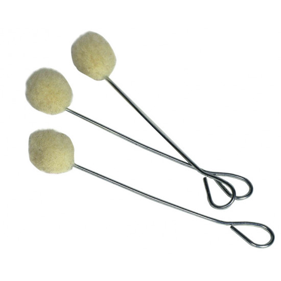 Wool felt applicator for precise primer application, 24 pieces