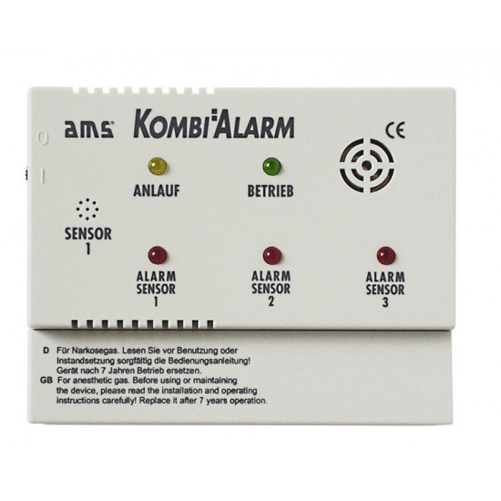 AMS Gas Alarm Device Combination Alarm - 12V System