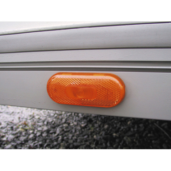 Installed side marker light