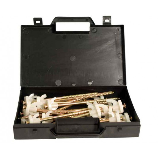 Ground pegs, 20 pieces in a case, for cordless screwdrivers