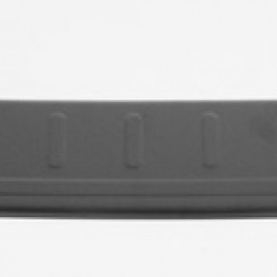 Carbest loading sill protector for Mercedes Vito, made of brushed stainless steel, black