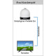 Megasat Campingman Portable ECO Satellite System - White