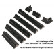 Solar module corner profile set MT-EP, 4 pieces, PUR, suitable for all modules