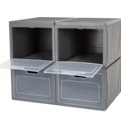 Folding cupboard Box 4 - Camping cupboard with 4 compartments