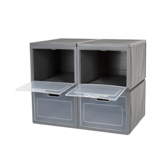 Folding cupboard Box 4 - Camping cupboard with 4 compartments