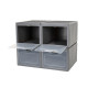 Folding cupboard Box 4 - Camping cupboard with 4 compartments