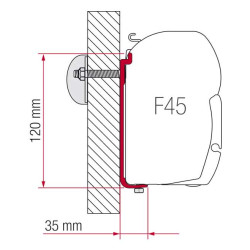 FIAMMA Awning Wall Adapter F45 AS110 190-230cm