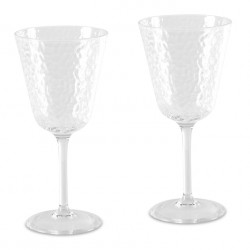 Wine glasses, set of 2, colors: transparent