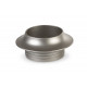 Push lock rosette - matt silver
