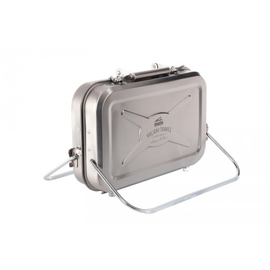 Stainless steel portable gas grill