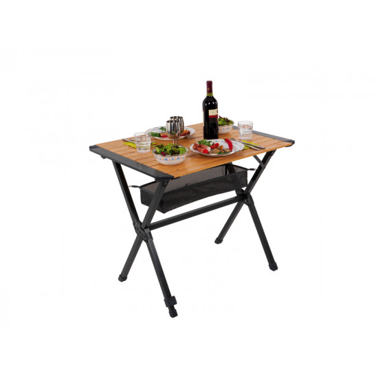 Bamboo rolling table MENDOZA 80