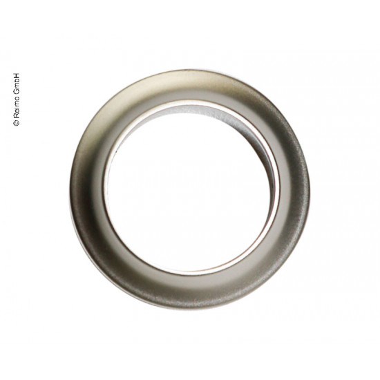Push Lock - Silver Rosette