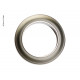 Push Lock - Silver Rosette