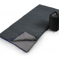 Holiday Travel sleeping bag 210 x 90cm grey/dark blue