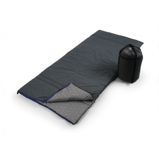 Holiday Travel sleeping bag 210 x 90cm grey/dark blue