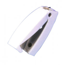 Door holder, plastic, white