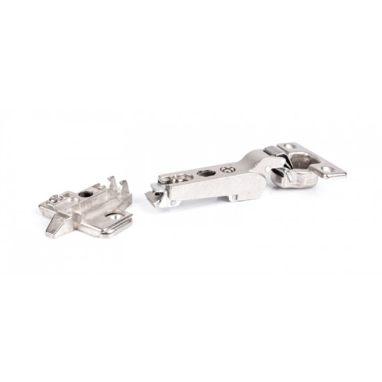 Furniture hinge with mounting plate 4mm